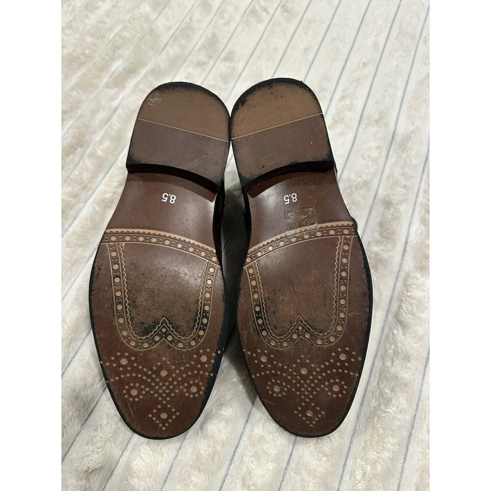 Bruno Marc Men’s Faux Leather Dress Shoes Size 8.5M